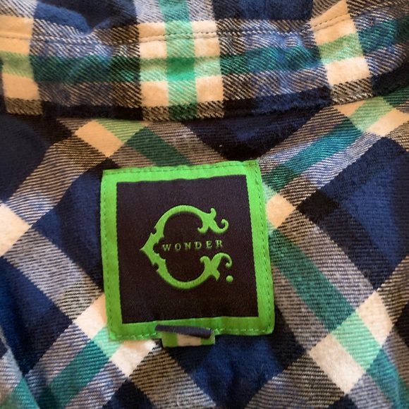 C. Wonder Flannel Button Down - Picture 3 of 5